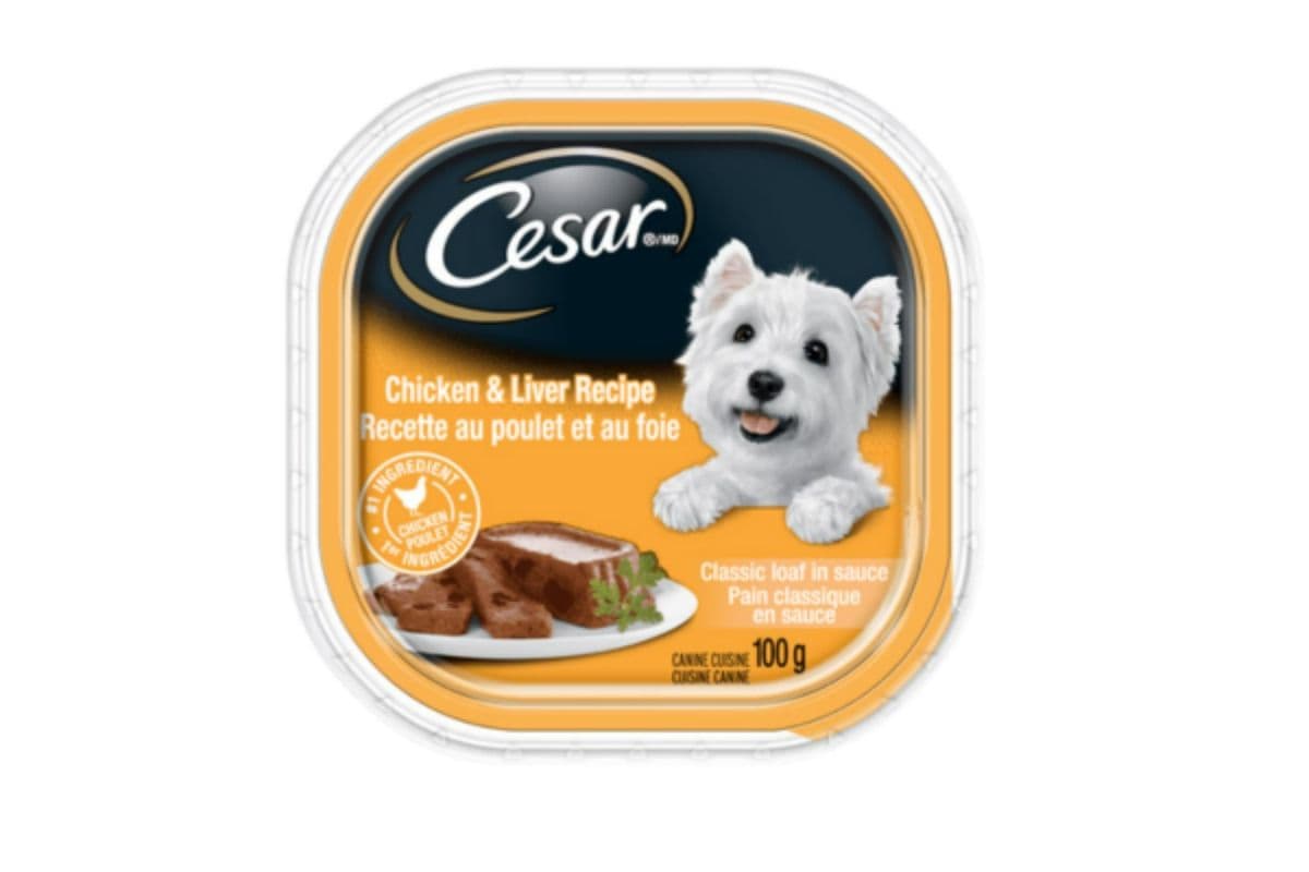 Cesar Dog Food Chicken and Liver Recipe (100g)