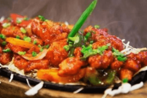 Sizzling Schezwan Chicken Sizzlers