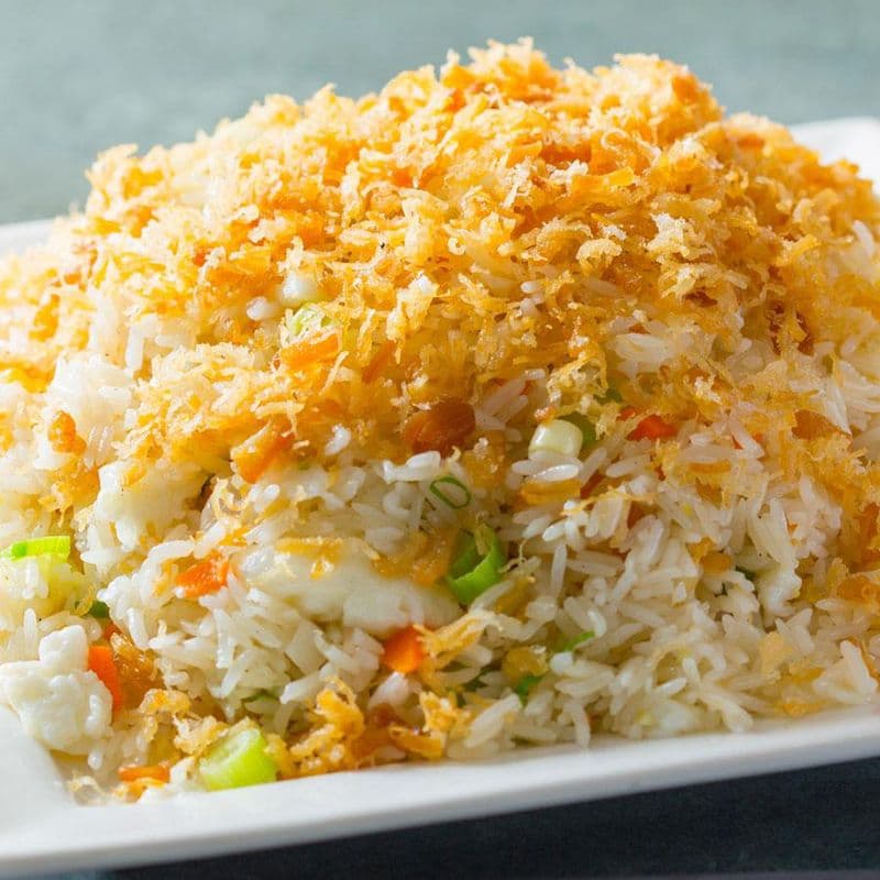 Egg Whites Fried Rice with Dried Scallops 瑤柱蛋白炒飯