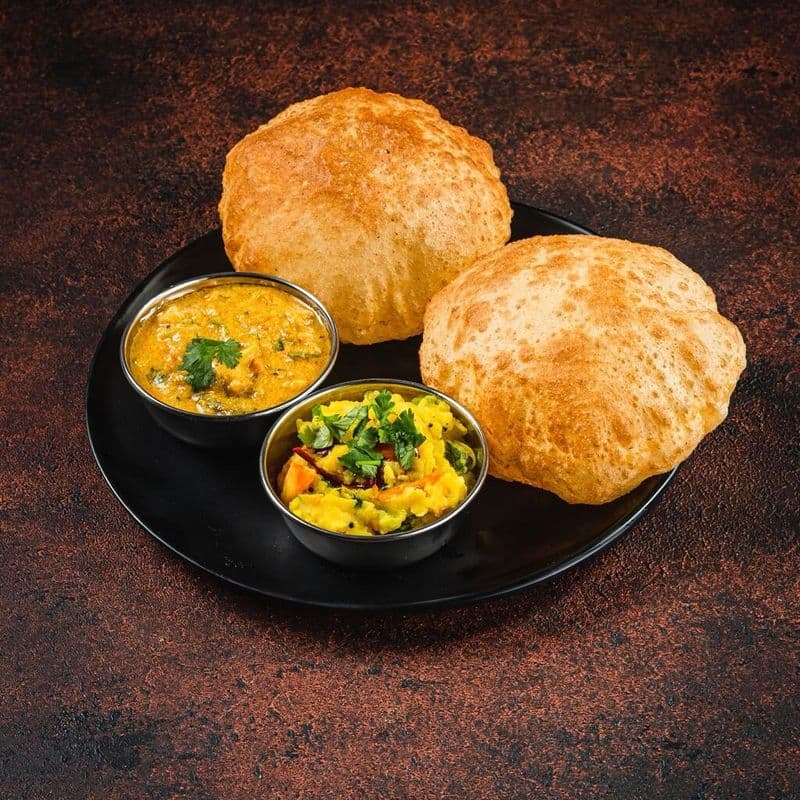 Poori with Chana Masala