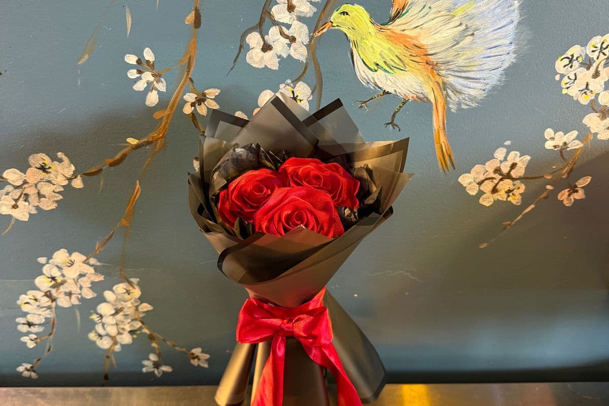 Red-y for Love (38cm x 15cm)