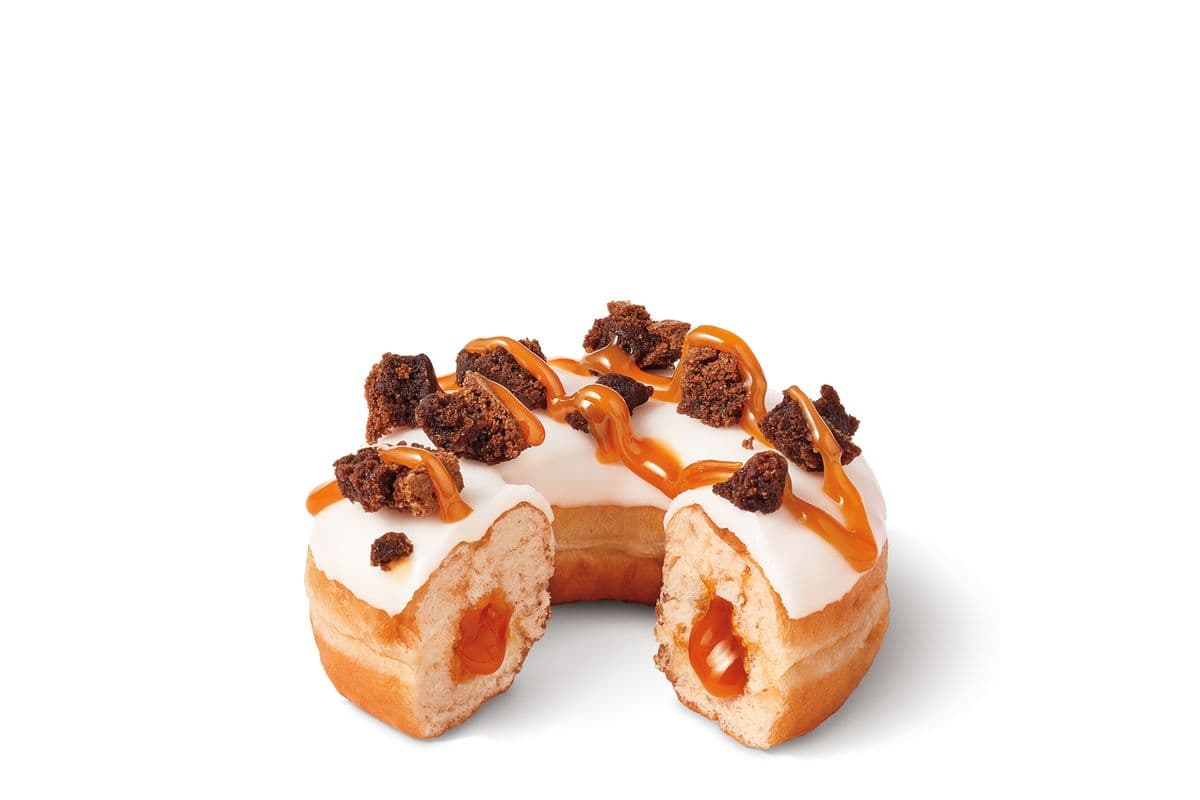 Caramel Brownie Filled Ring Dream Donut