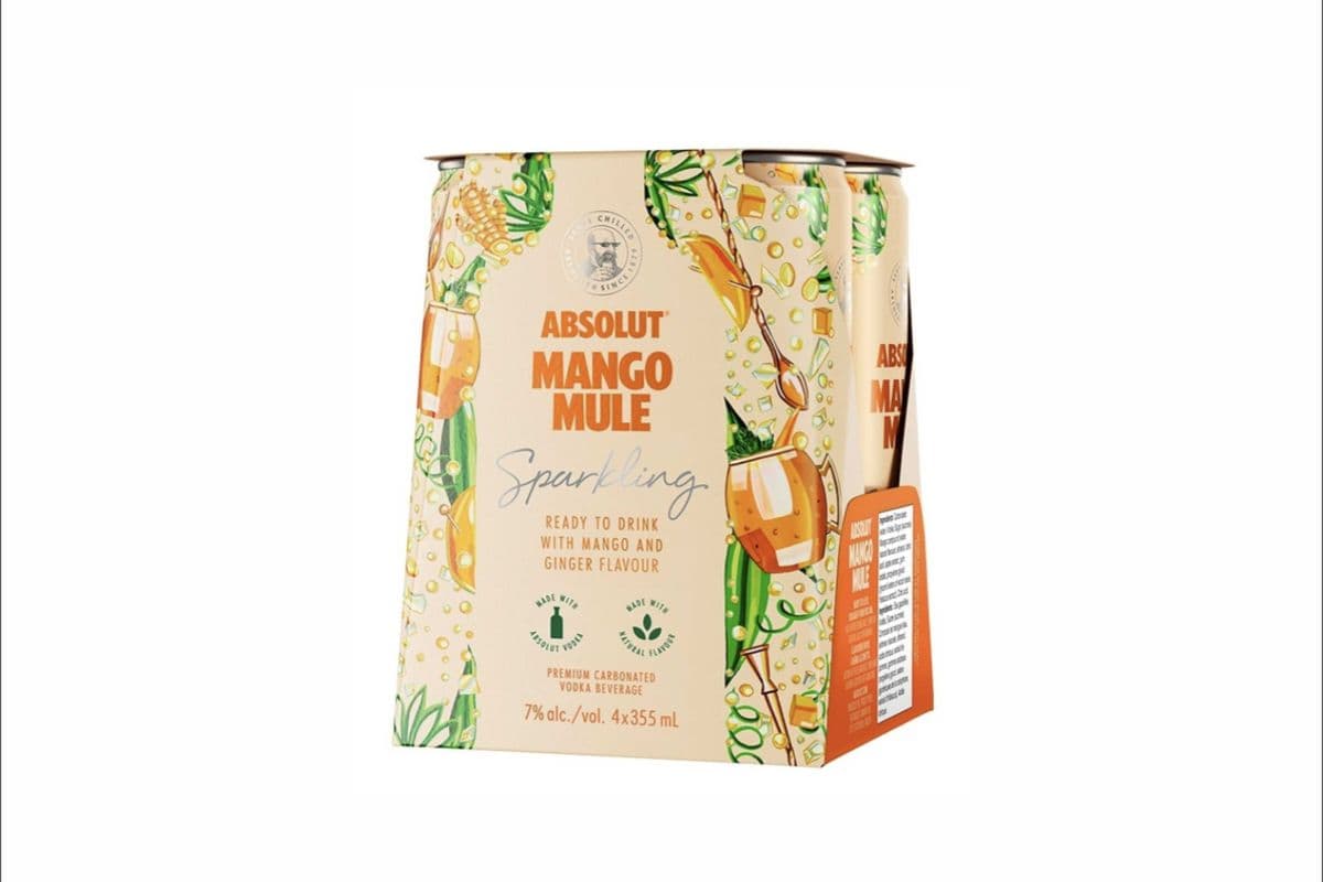 Absolut Mango Mule Cocktail 4x355ml (4 x 355ml)