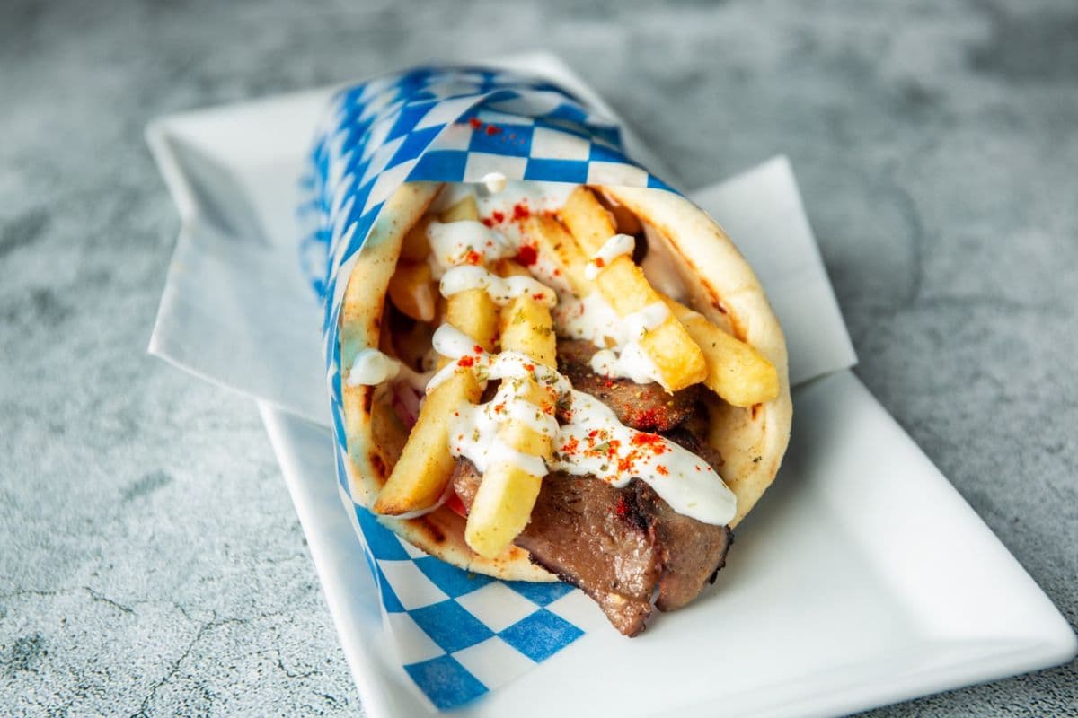 Lamb and Beef Gyro Pita