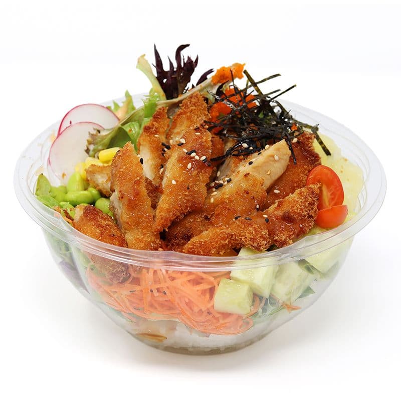 Bol poké au poulet Katsu
