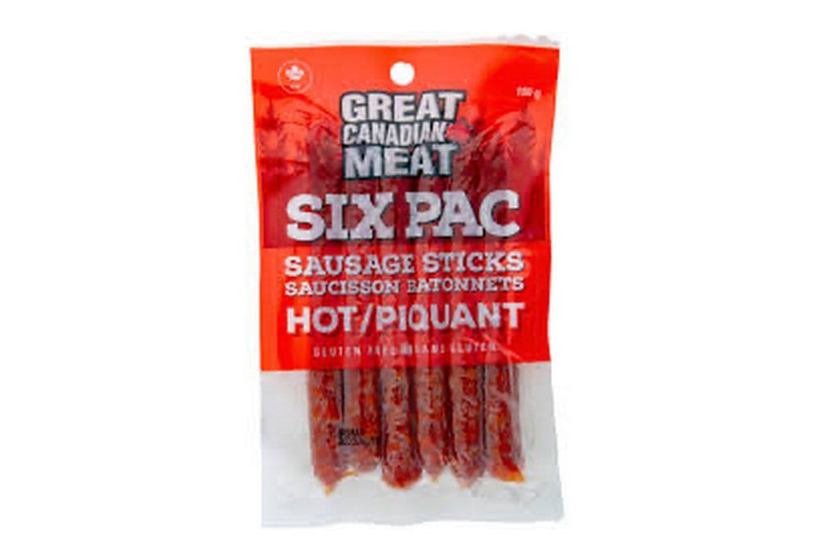 Great Canadian Meat Hot Six Pack Sausage Sticks