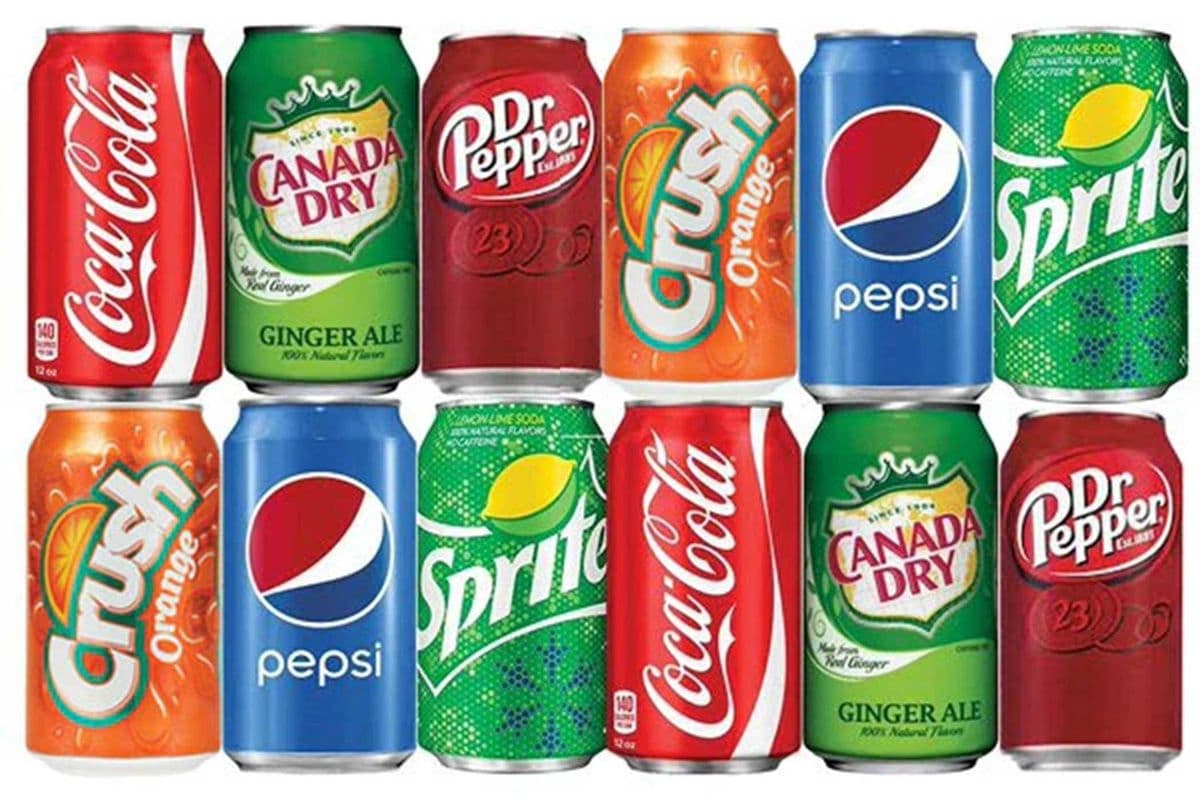 Coke/Sprite/Ginger Ale/Fanta/7 UP/Crush/Pepsi