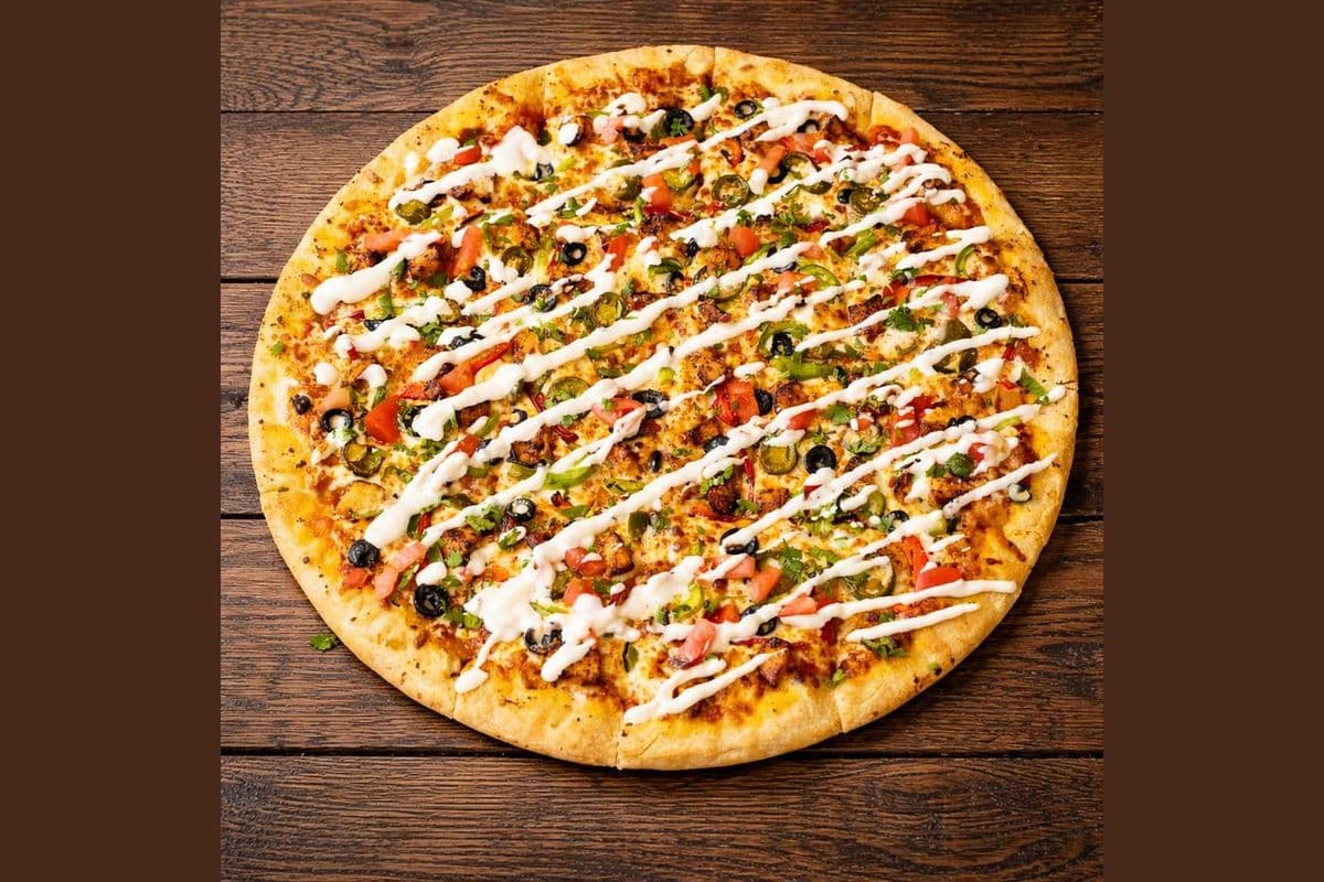 10. Fiesta Chicken Pizza -8" Mini