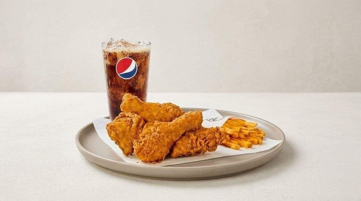 3 MCX + frites + sauce + salade de chou + Pepsi (P. FRITS)