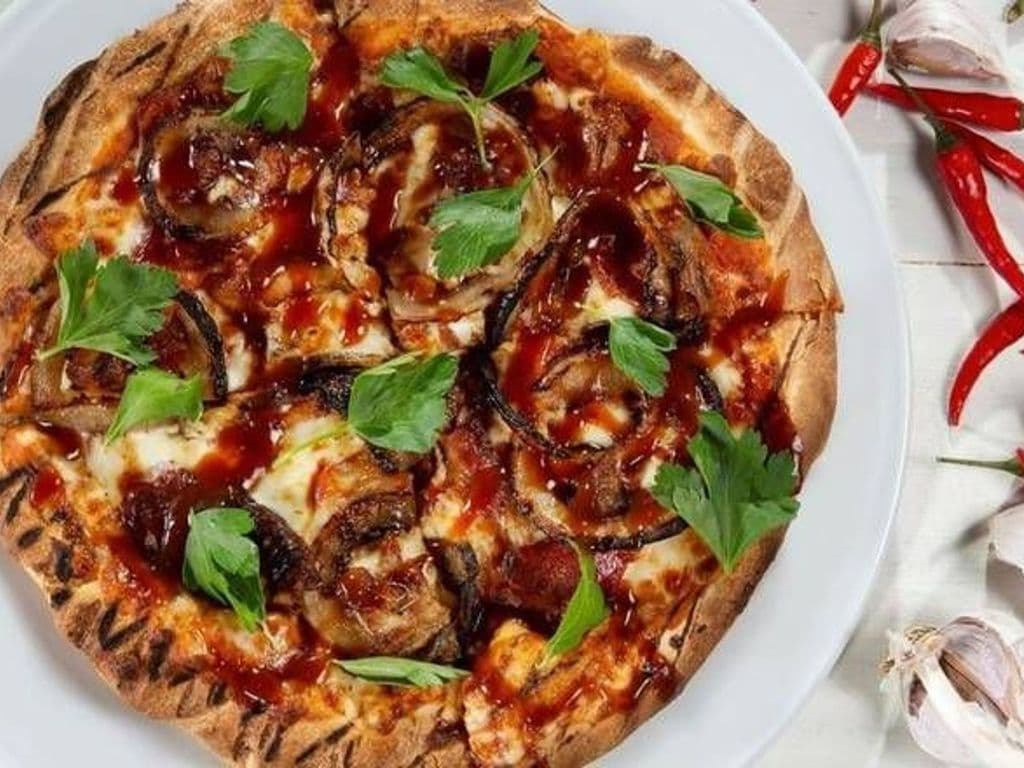 Pizza grillée pepperoni  / Pepperoni Grilled Pizza