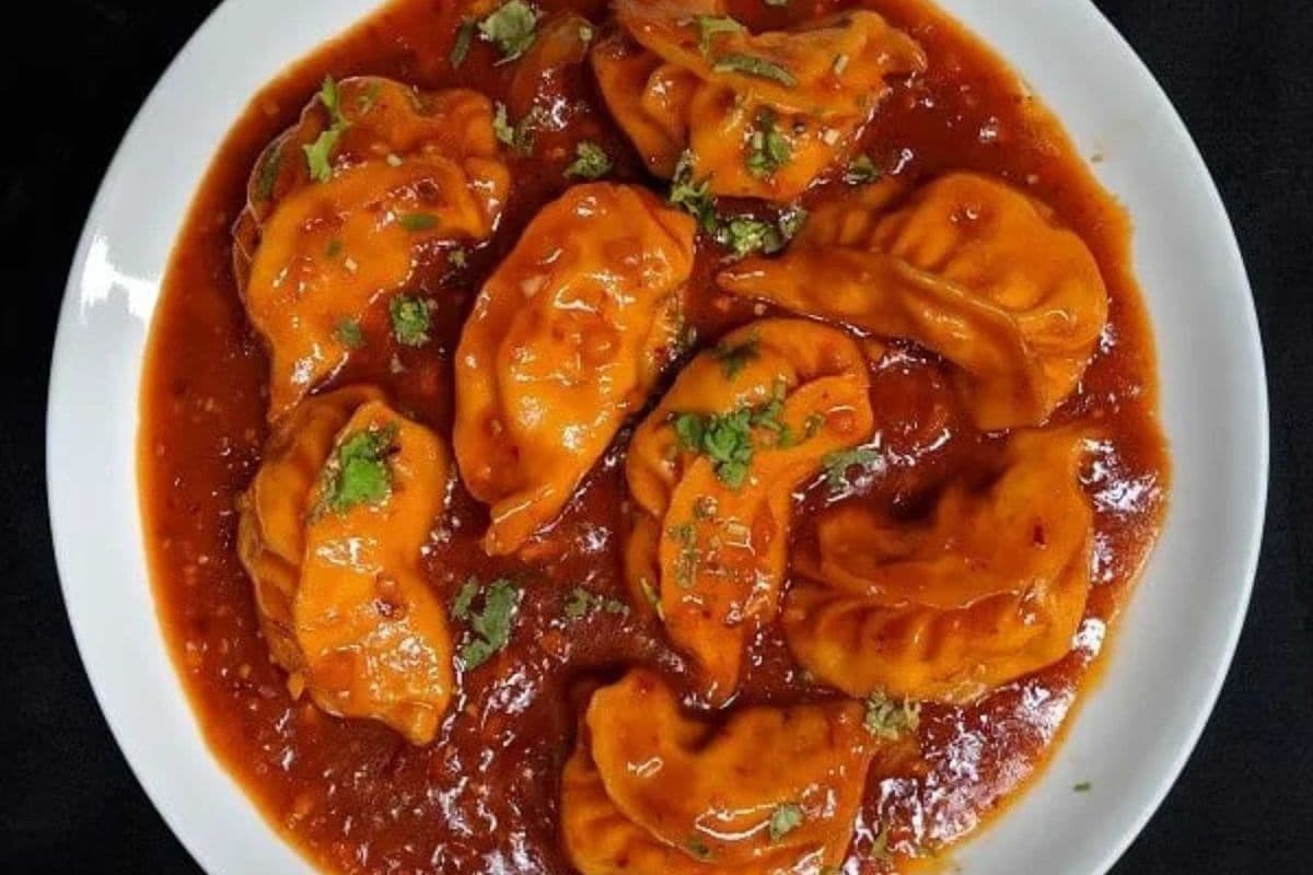 Chilli Momos (Paneer) 🌶️