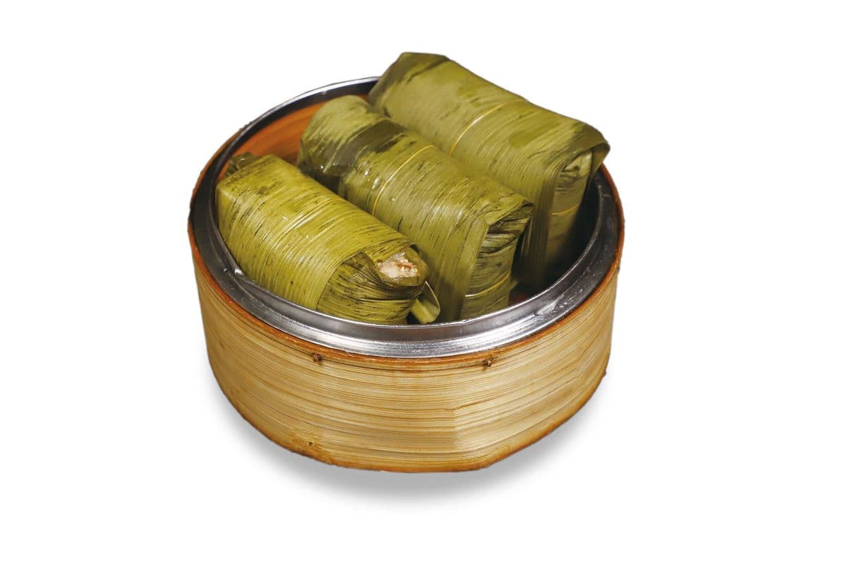 Sticky Rice with Lotus Leaf / 珍珠糯米雞