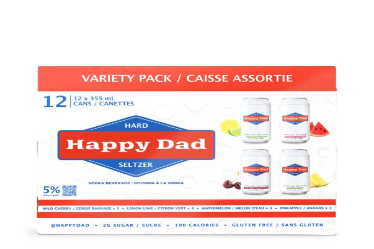 HAPPY DAD VARIETY PACK 12 CANS (12 x 12*355ML)