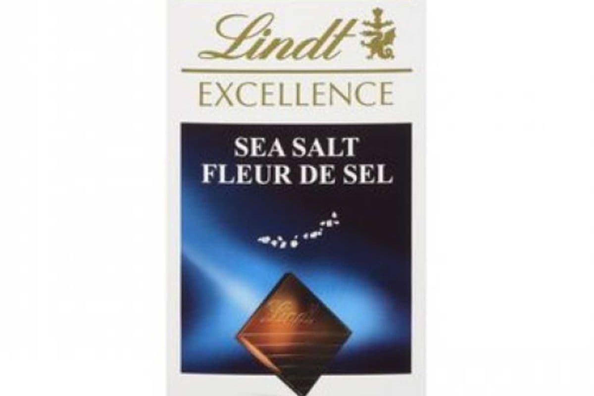 Lindt Excellence Dark Sea Salt Chocolate 100 g 1Ea