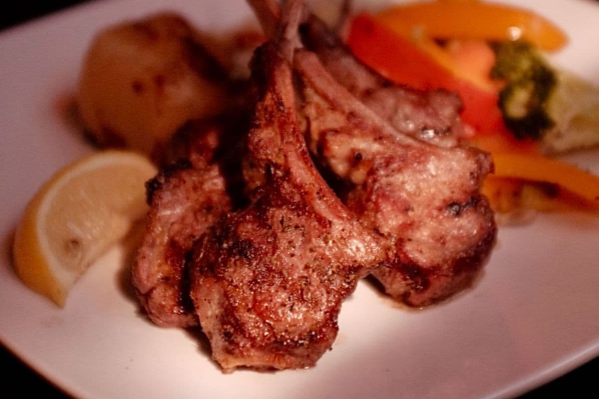 Grilled Rack of Lamb
