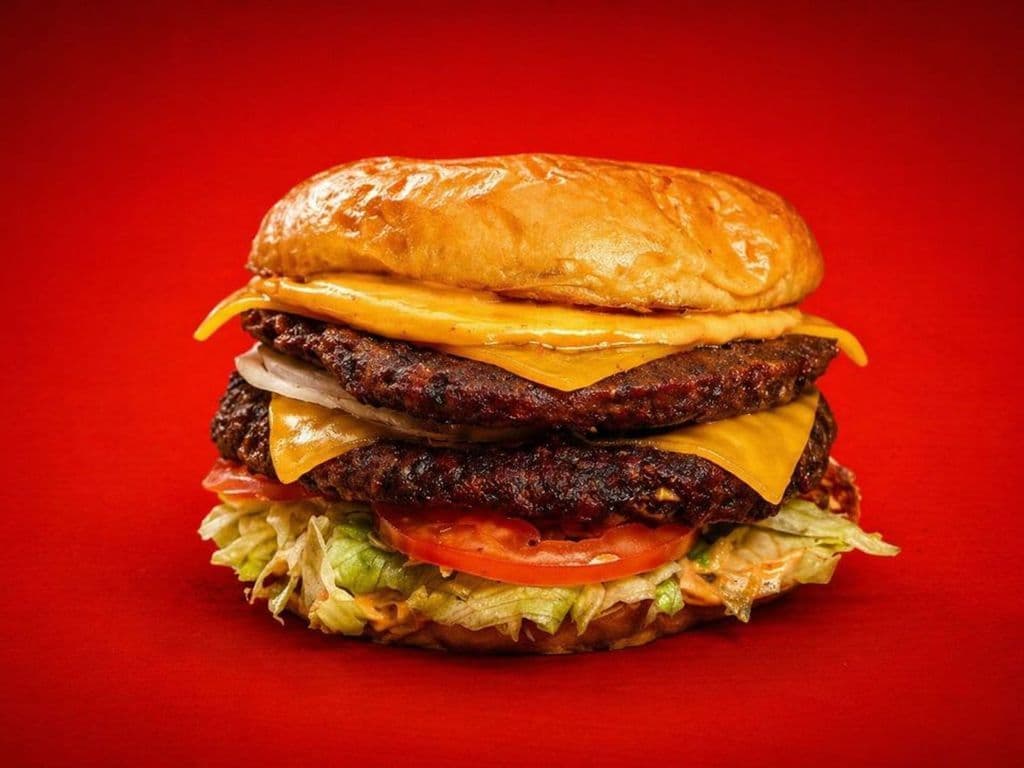 Vegan Double Cheeseburger