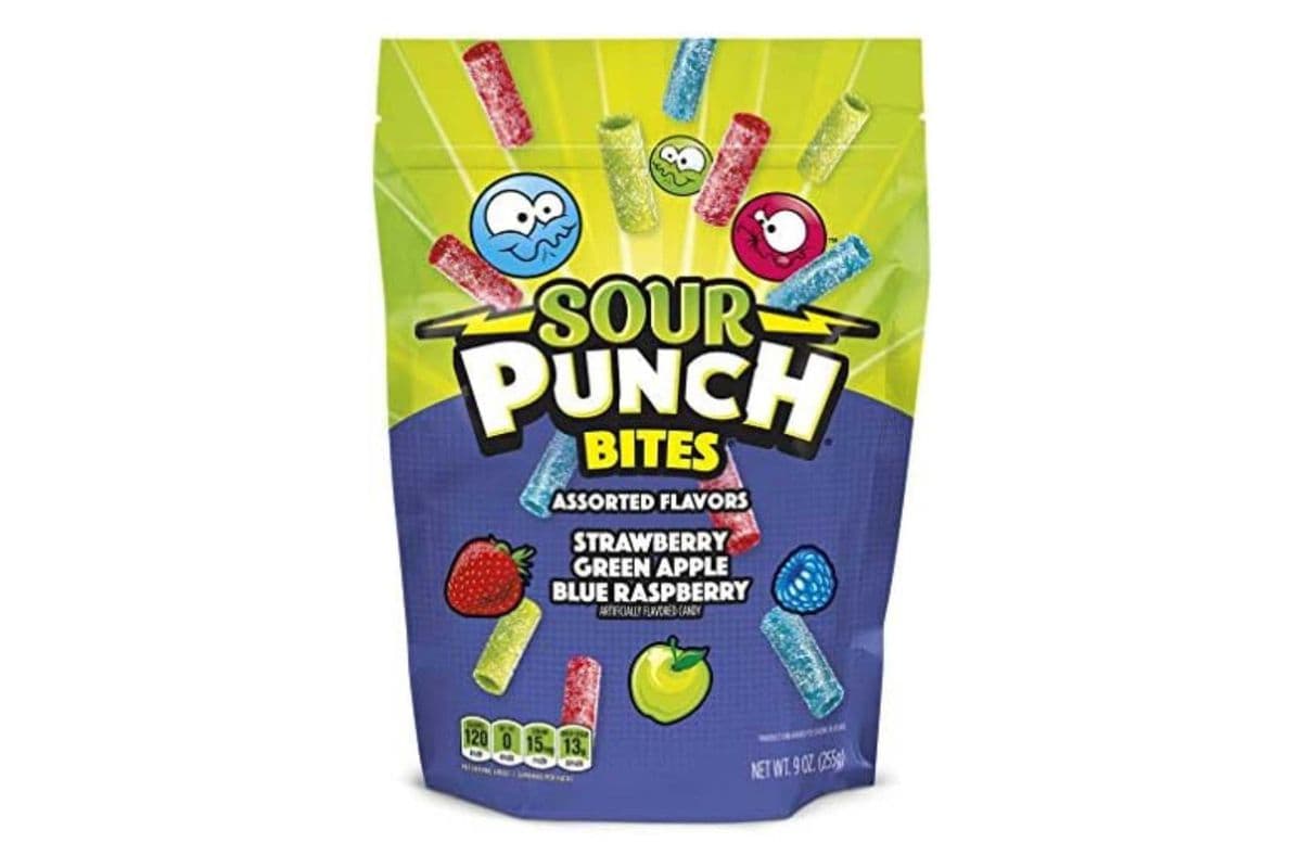 Sour Punch Strawberry Green Apple Blue Raspberry (255g 9 Oz)