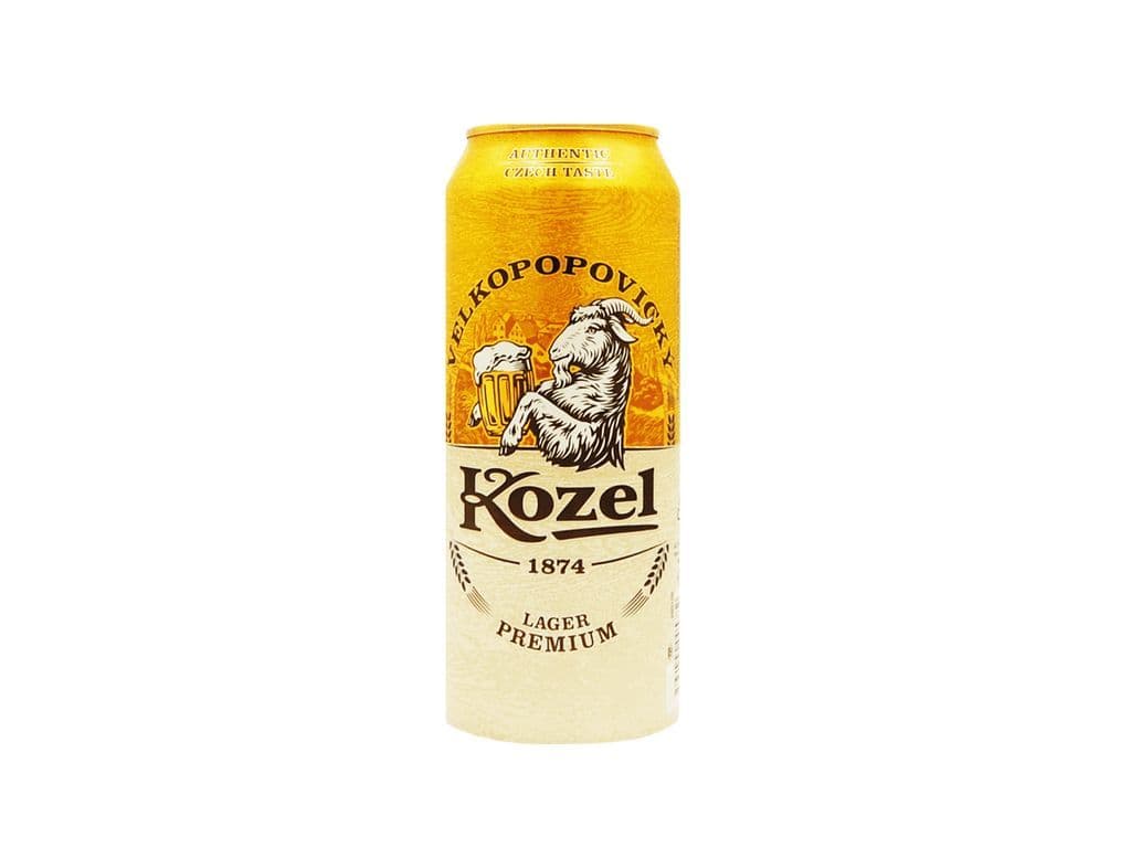 Kozel (500ml, canned beer, 4.6%)