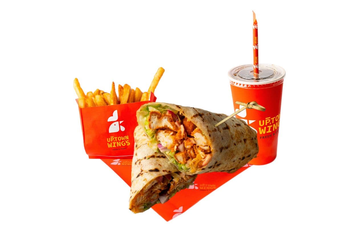 Buffalo Wrap with Fries