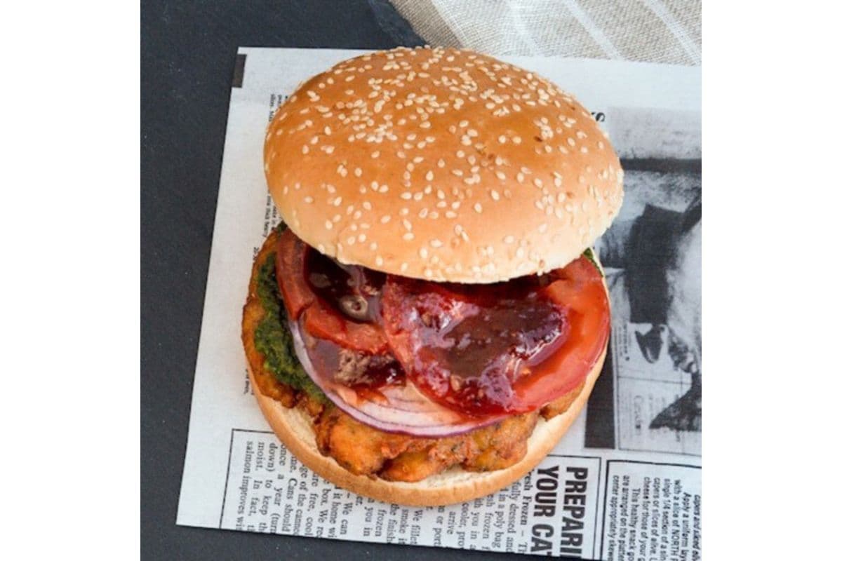 Vegetarian Happy Burger