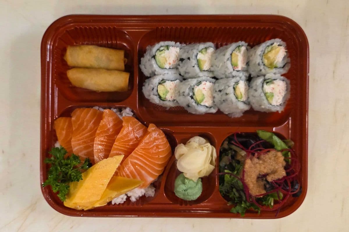 Salmon Donburi Lunch Box