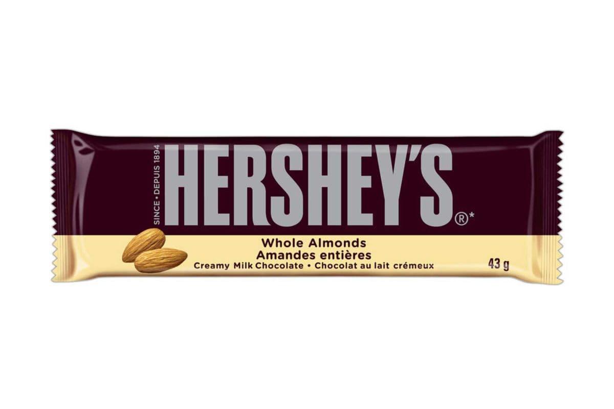 HERSHEY'S WHOLE ALMONDS (43gm)