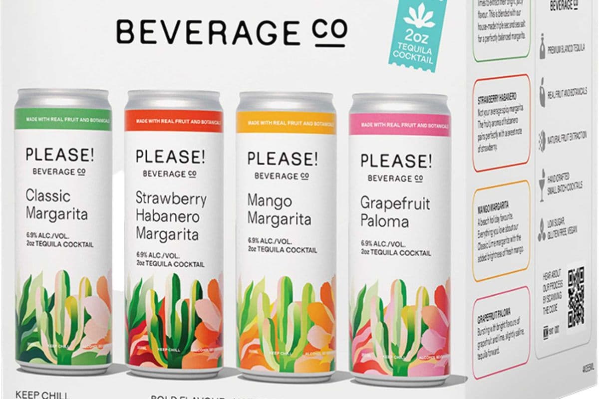 Please co Tequila Mix (4 x 355ml)