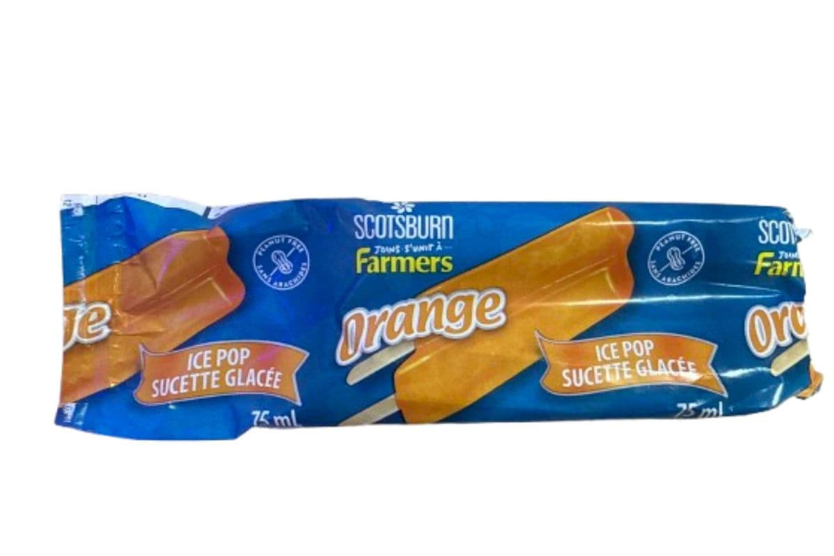 Farmers Orange Ice POP