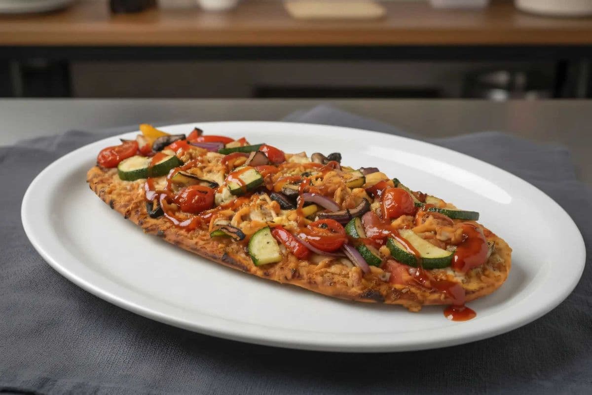 Loaded Veggie Flatbread