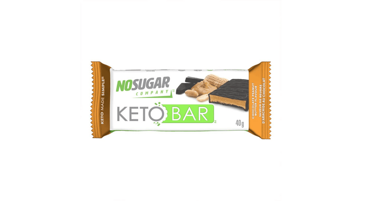 No Sugar Keto Bar - Beurre de Cacahuète au Chocolat / Chocolate Peanut Butter 40g
