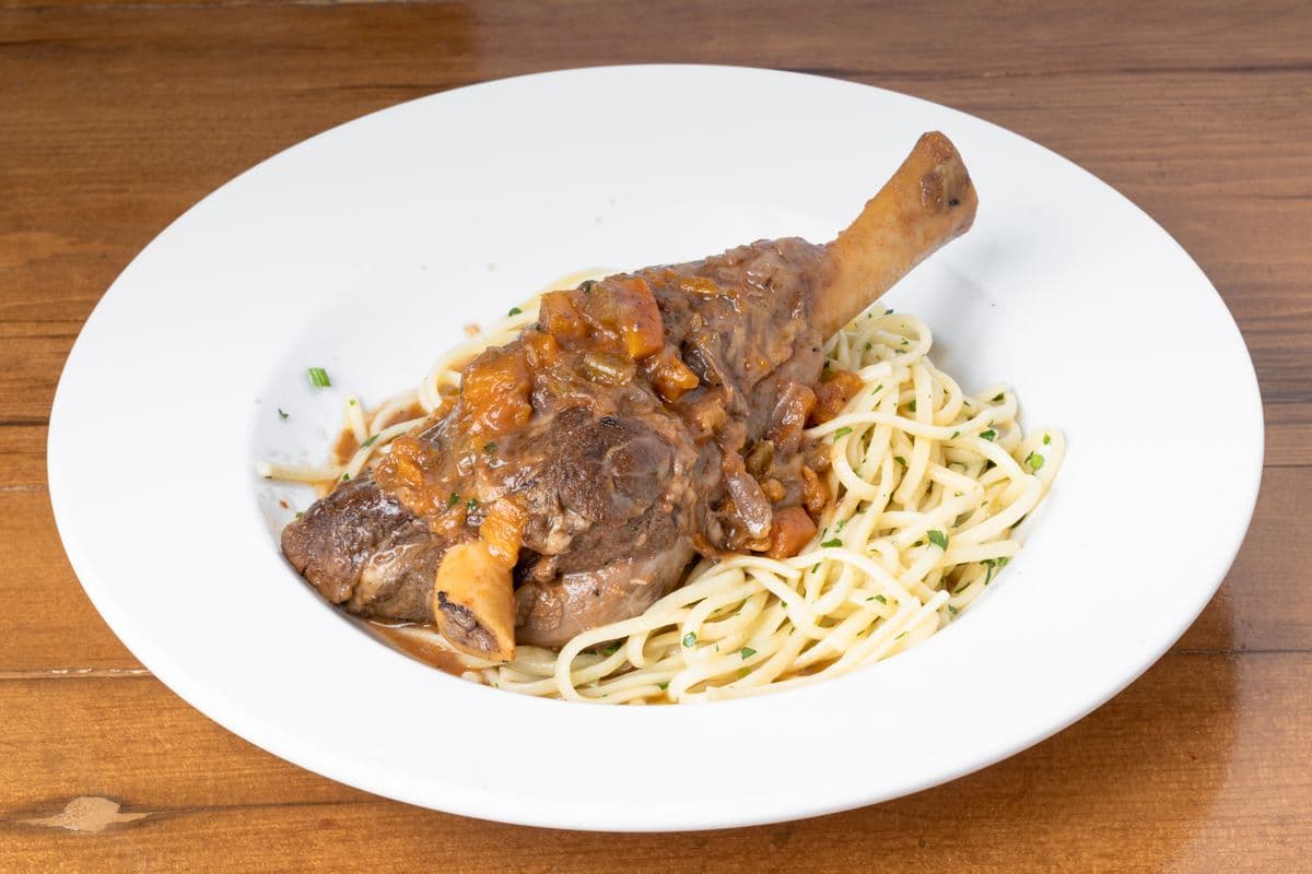 Slow-Braised Lamb Shank