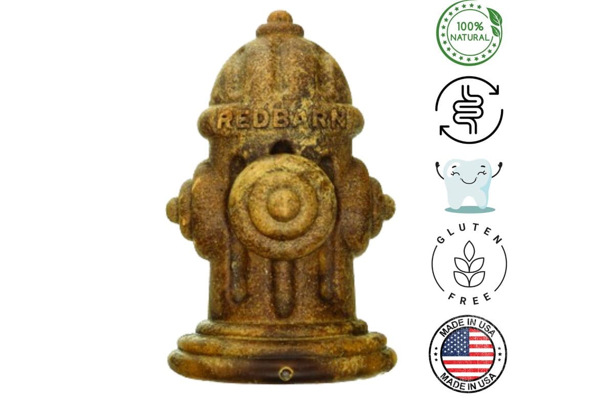 RedBarn - Chew A Bulls Hydrant Dog Treat - Medium