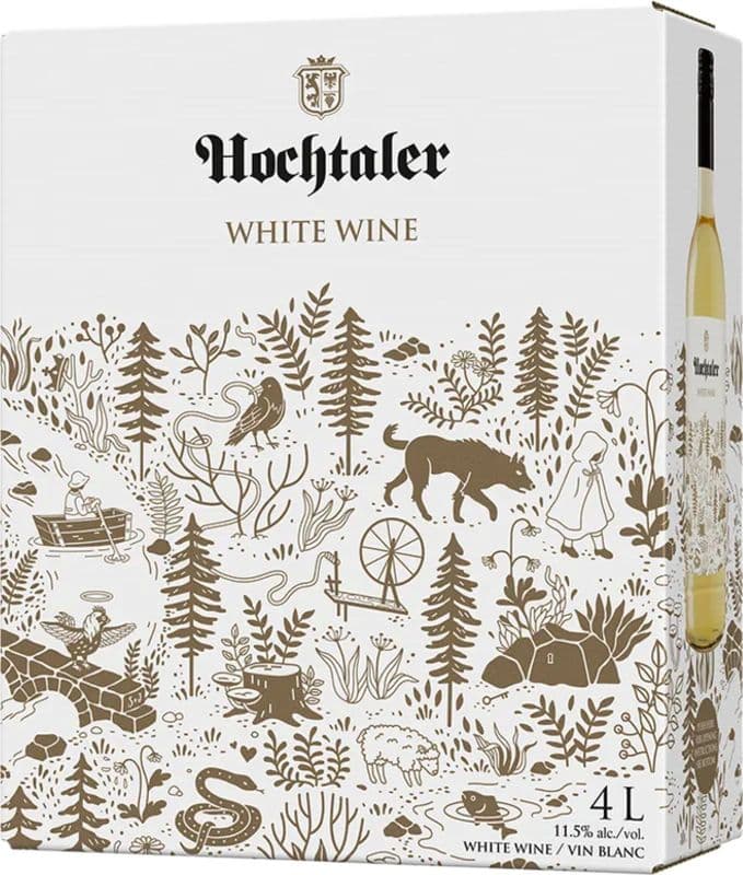 Hochtaler Dry White Wine (4 L) (1 x 4L)