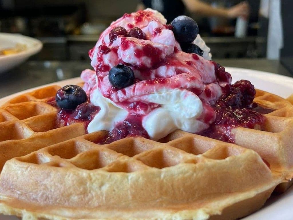 Tripple  Berry Belgian Waffle