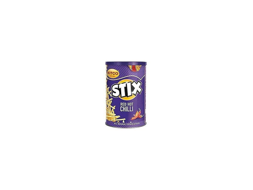 Stix Red Hot Chili Potato Chip Sticks 45g Made in UAE Middle Eastern Chips