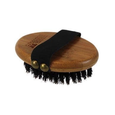 Bamboo Groom Palm Brush With Boar Bristles