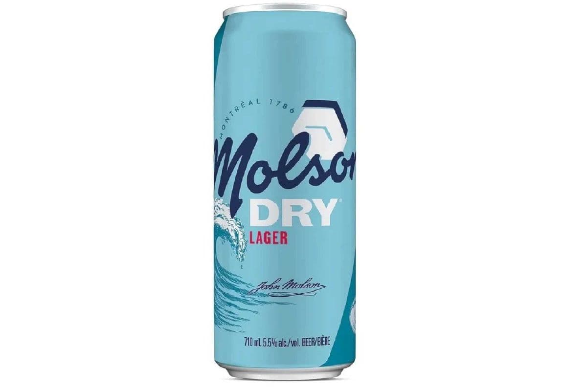 Molson Dry Lager Beer 710ML (1 x 710 ML)
