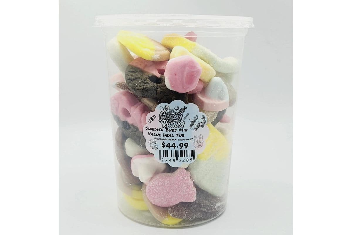 Bubs Mix Value Tub with Black Liquorice (500 g)