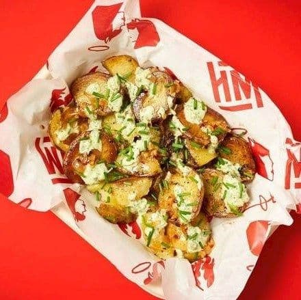 Smashed Holywich Potatoes