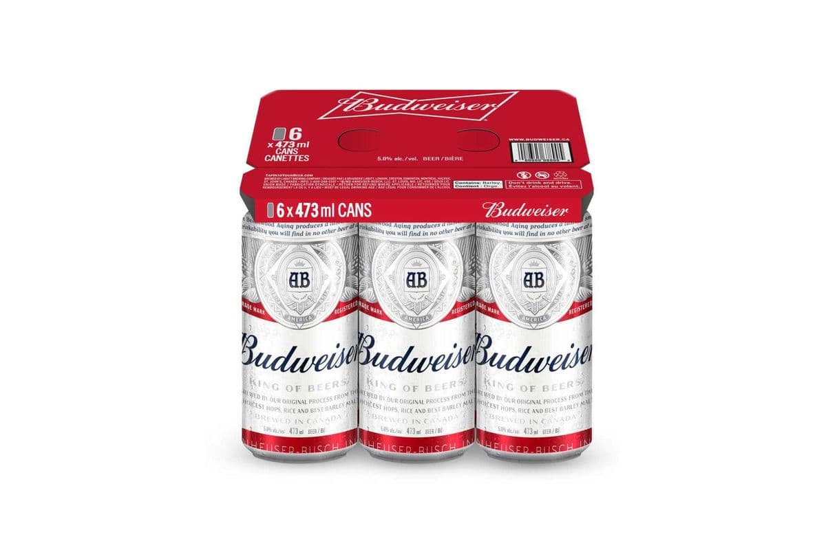 Budweiser 6 pack (6 X 473 ml)