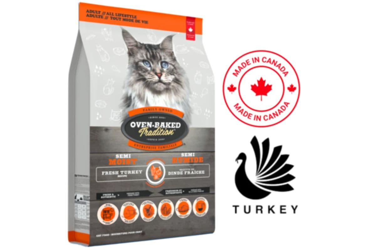 Oven-Baked Tradition Adult Semi Moist Turkey Dry Cat Food (5 lbs)