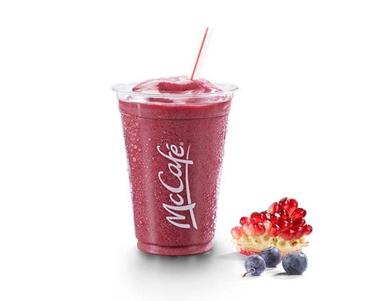 Blueberry Pomegranate Real Fruit Smoothie [210.0 Cals]