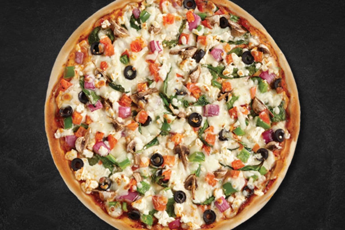 Medium Greek Veggie Pizza