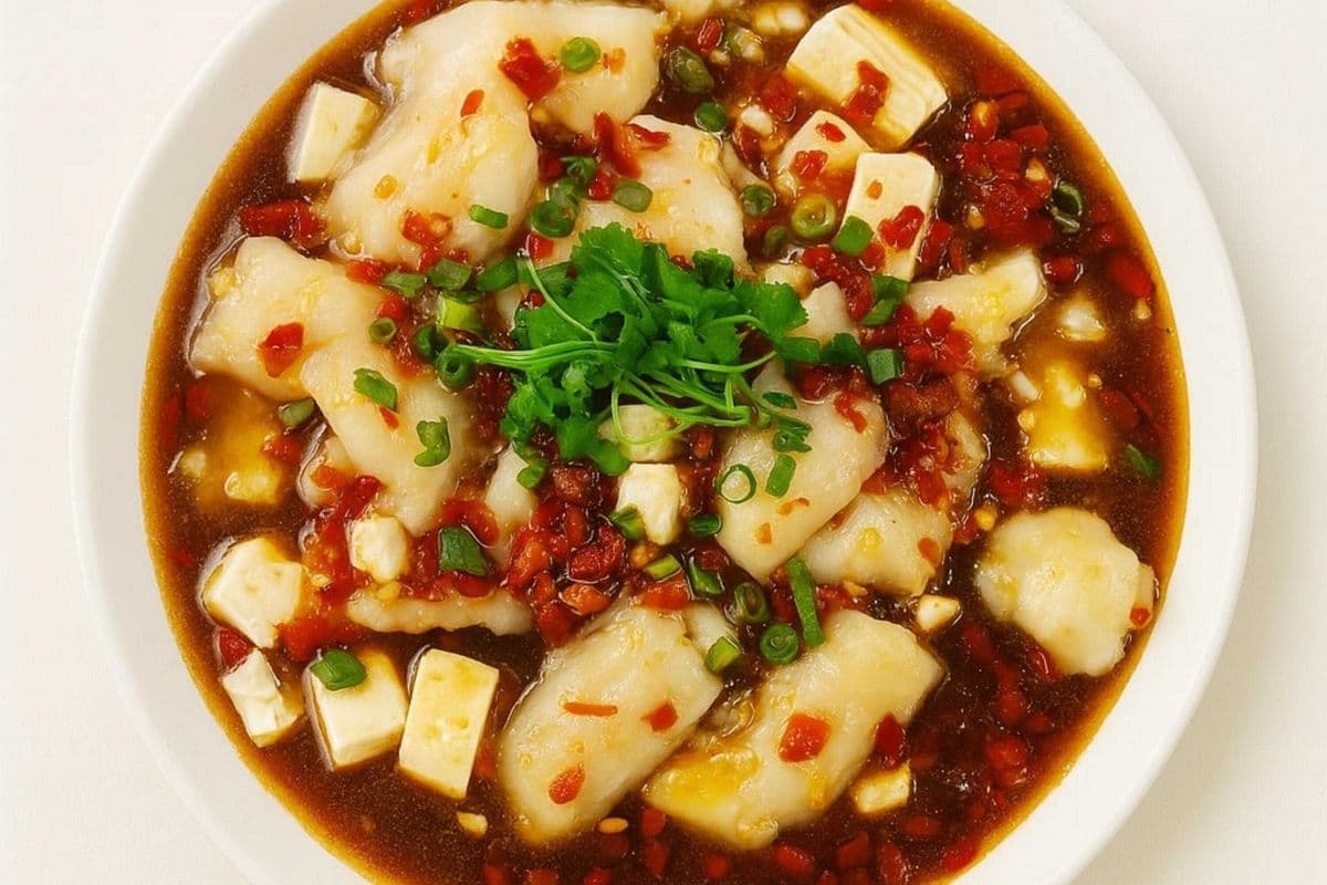 T11. Hot Chilli Pepper Fish and Tofu (Spicy) - 剁椒魚片滑豆腐(辣)