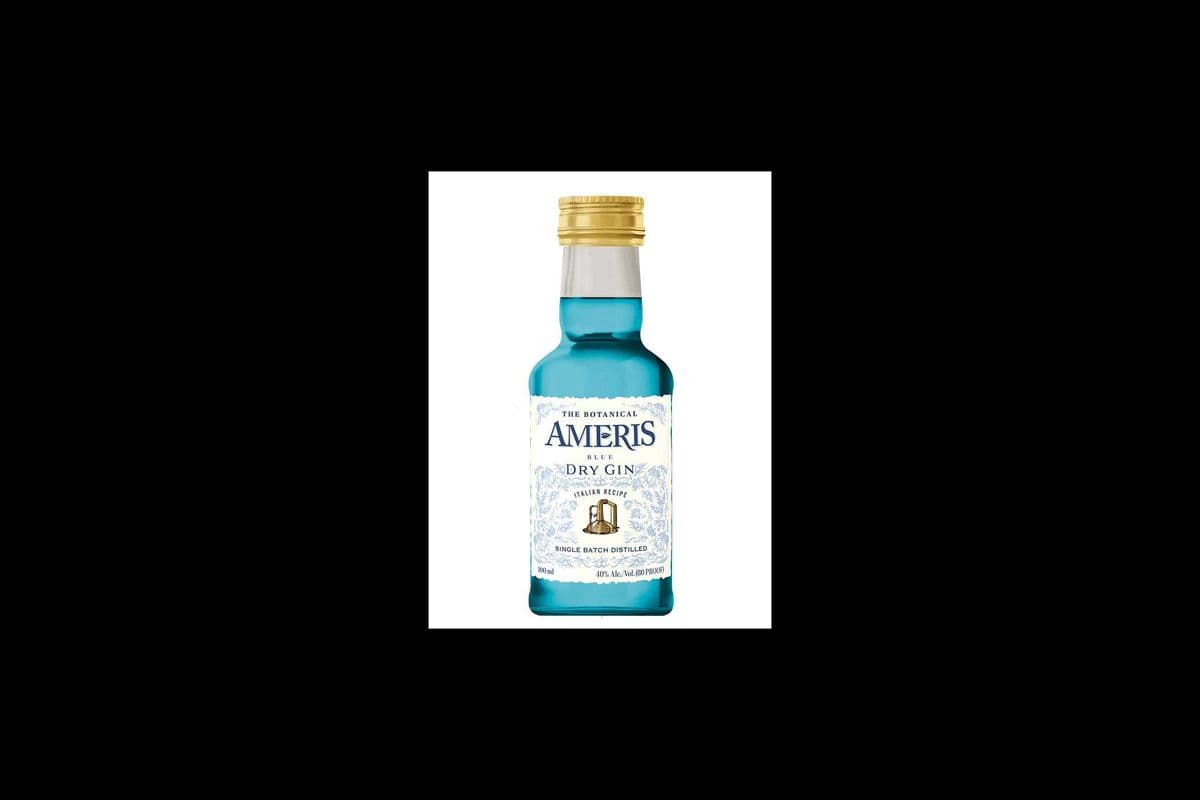 AMERIS BLUE DRY GIN - 100ML (1 x 100ML)