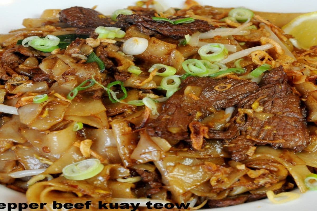 Black Peppered Beef Kuay Teow