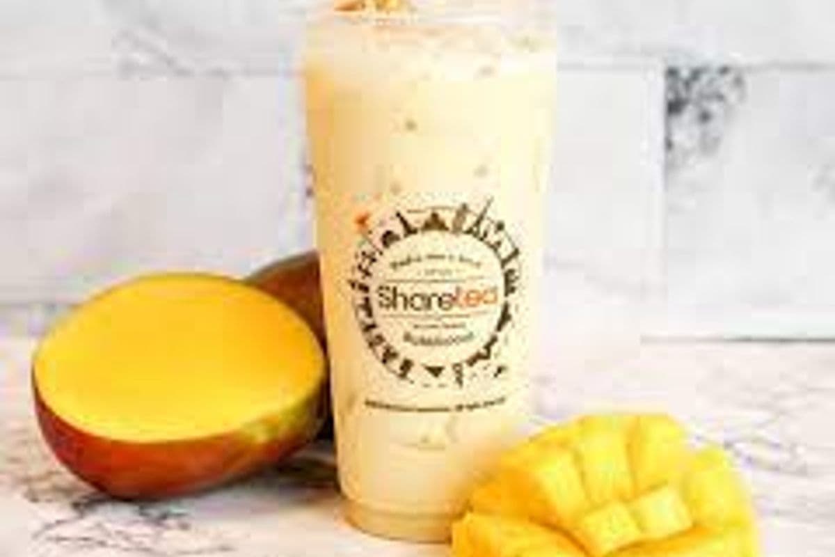 Mango Green Milk Tea