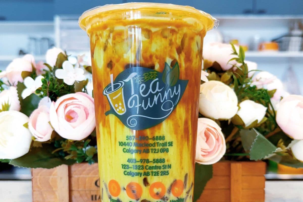 Brown Sugar Matcha Milk Tea