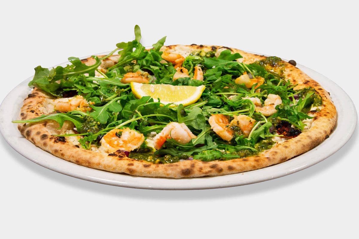 8" Small Prawn Pesto Pizzetta Combo