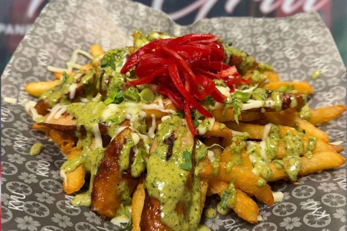 Pesto Chicken Poutine
